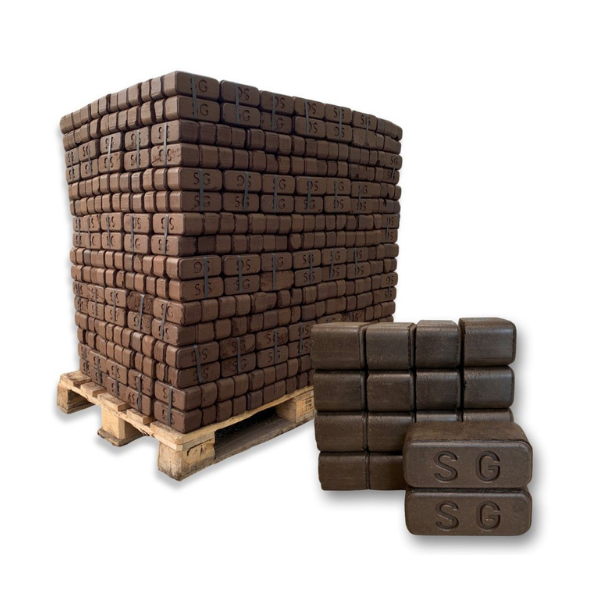Premium Torfbriketts aus Deutschland – 960 kg Palette – Heizbriketts für Ofen und Kamin